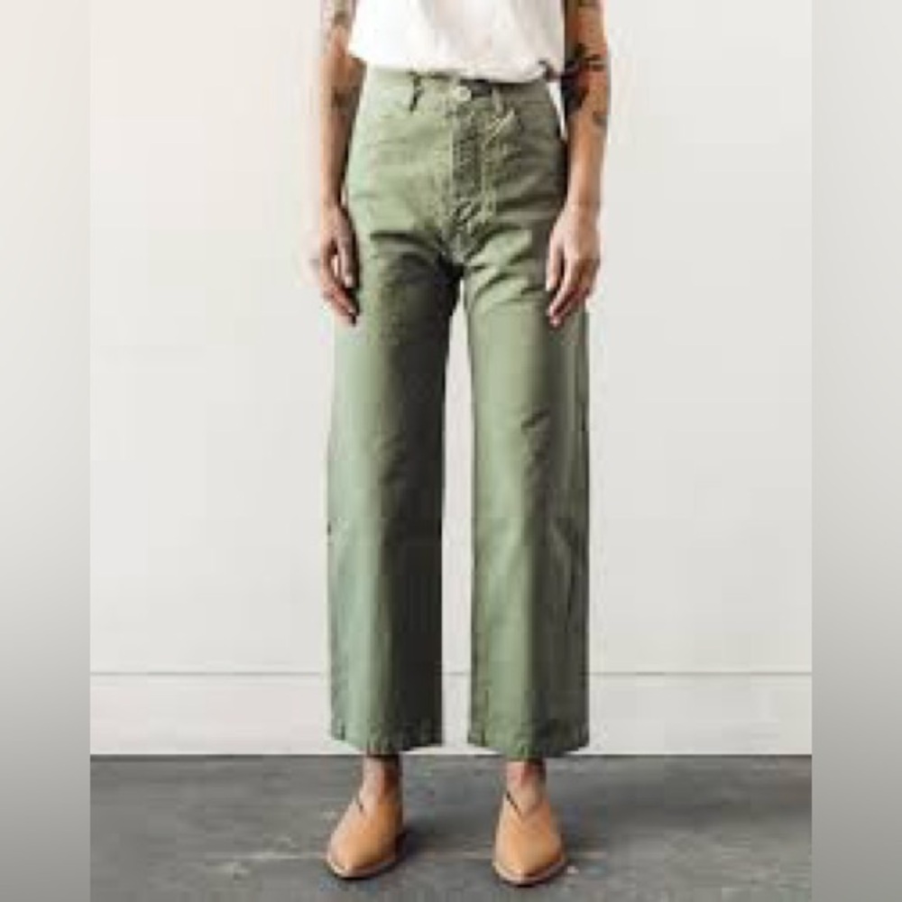 Jesse Kamm Handy Pants in Shrub. Sz 12. NWOT